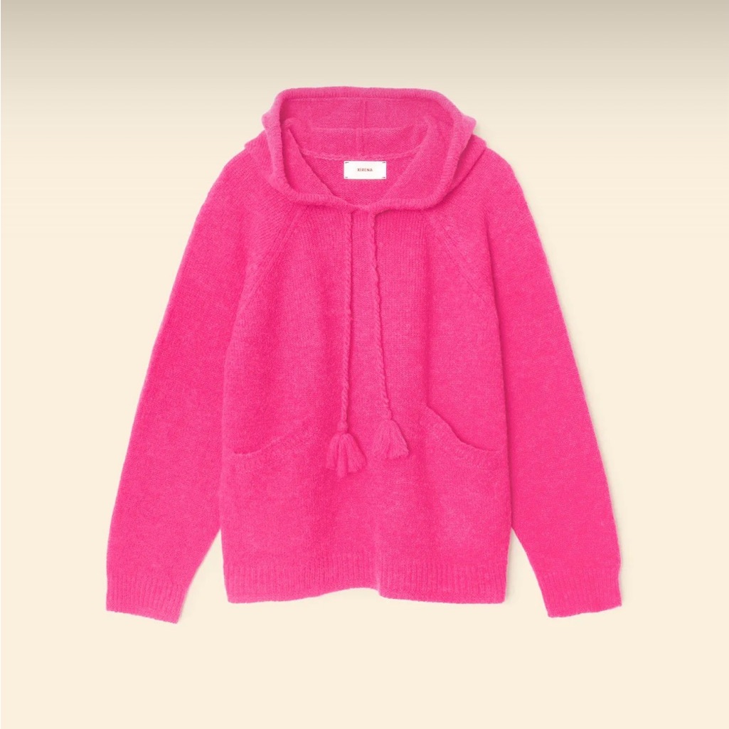 Xirena Pink Hooded Sweater